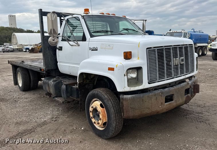 image for item EM8411 1995 GMC Top Kick flatbed truck