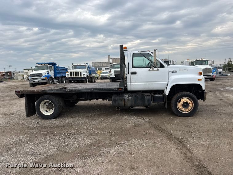image for item EM8411 1995 GMC Top Kick flatbed truck