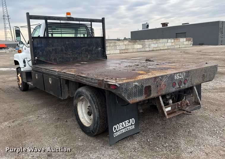 image for item EM8411 1995 GMC Top Kick flatbed truck