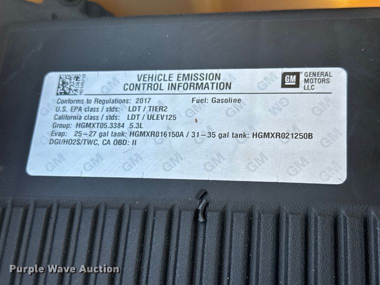 image for item EM8437 2017 Chevrolet Silverado 1500 Crew Cab pickup truck