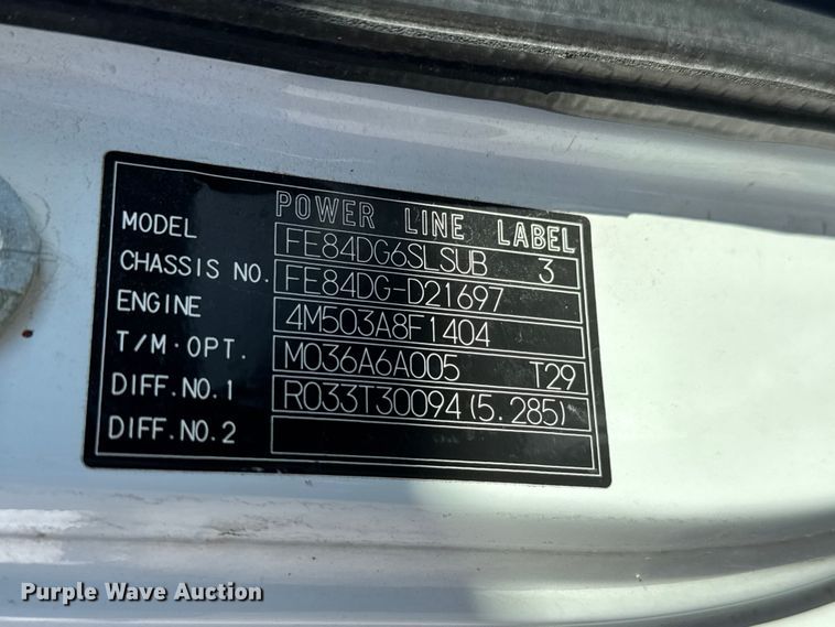 image for item EM8444 2007 Mitsubishi Fuso Fuso FE84D box truck