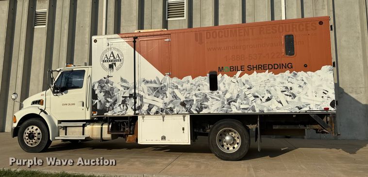 image for item EM8448 2003 Sterling Acterra paper shredder truck
