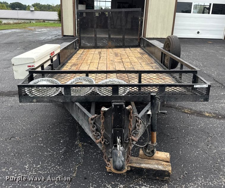 image for item EN0530 1995 Scotts Custom Trailers utility trailer