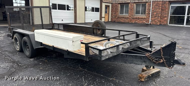 image for item EN0530 1995 Scotts Custom Trailers utility trailer