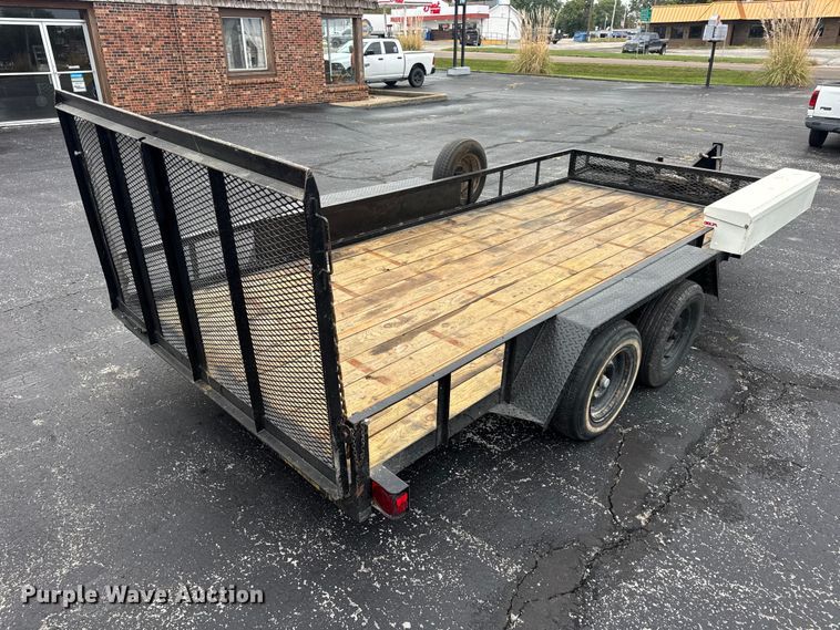 image for item EN0530 1995 Scotts Custom Trailers utility trailer