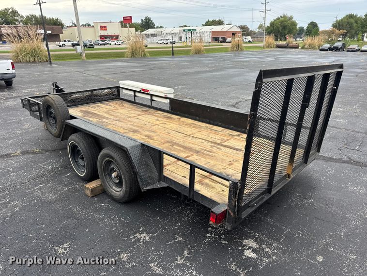 image for item EN0530 1995 Scotts Custom Trailers utility trailer