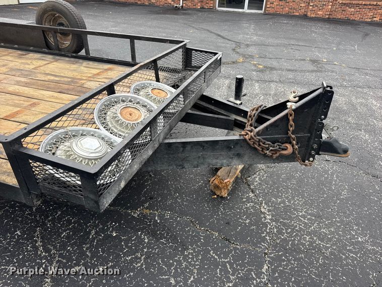 image for item EN0530 1995 Scotts Custom Trailers utility trailer