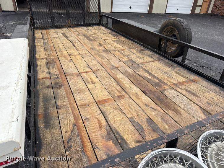 image for item EN0530 1995 Scotts Custom Trailers utility trailer