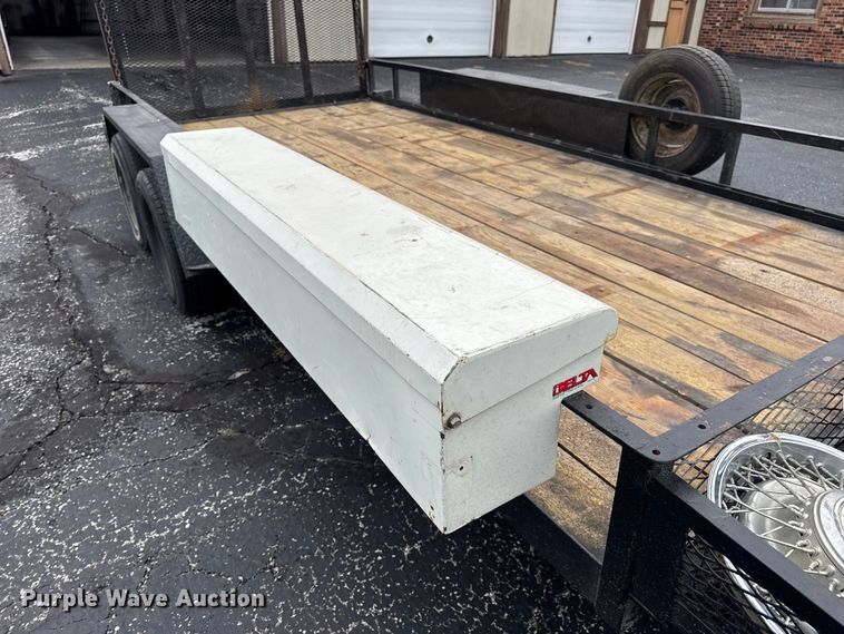 image for item EN0530 1995 Scotts Custom Trailers utility trailer