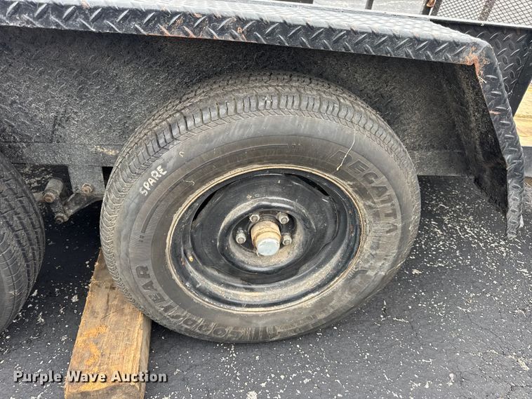 image for item EN0530 1995 Scotts Custom Trailers utility trailer