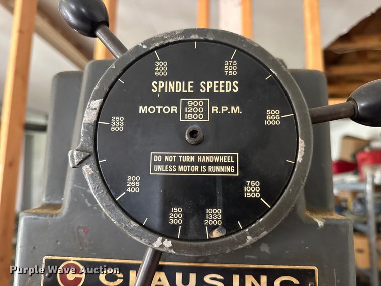 image for item EN0542 Clausing Series 22V-1 drill press