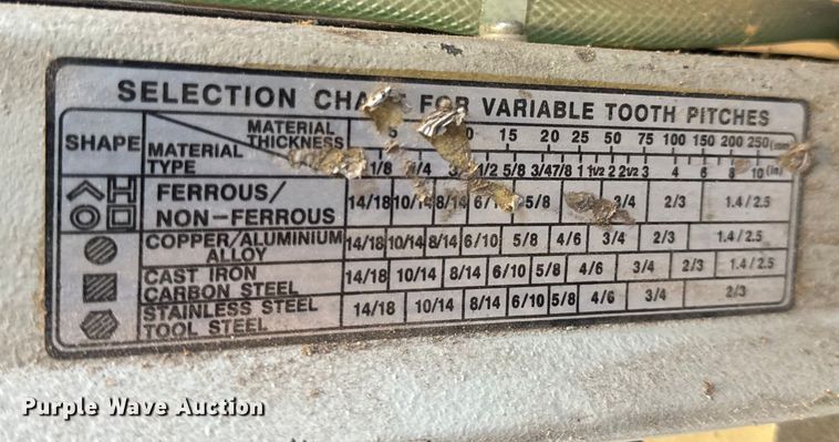 image for item EN0547 2019 Grizzly G0561 band saw