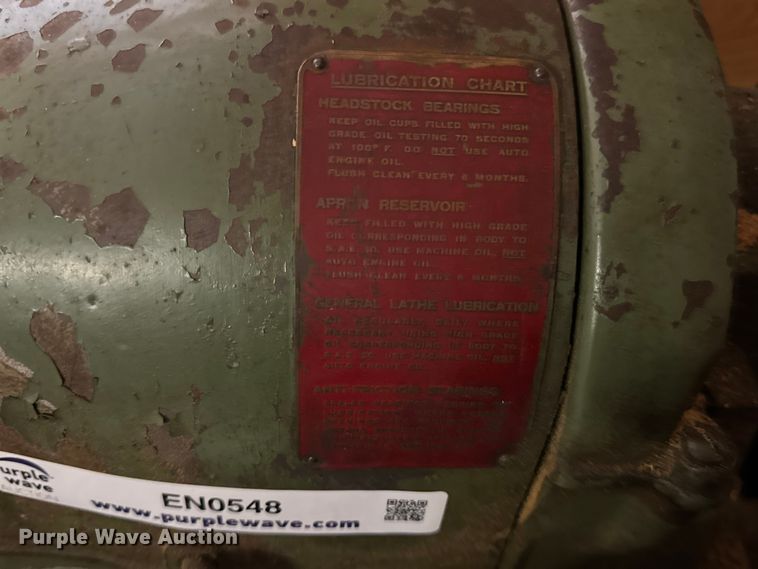 image for item EN0548 South Bend lathe