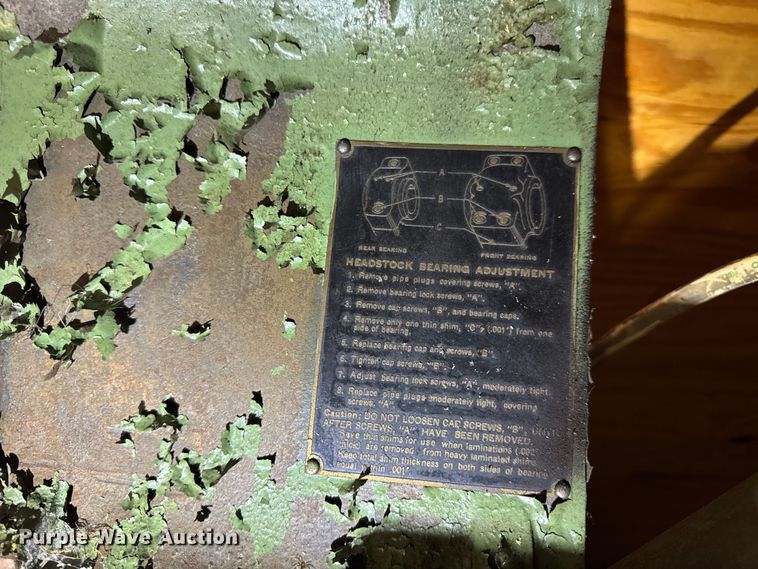 image for item EN0548 South Bend lathe