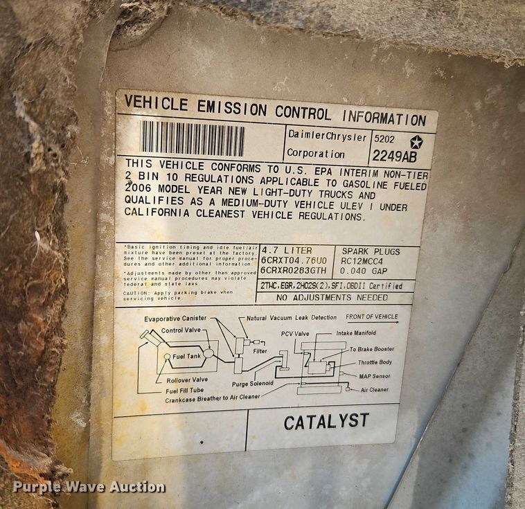 image for item EO4718 2006 Dodge Ram 1500 pickup truck