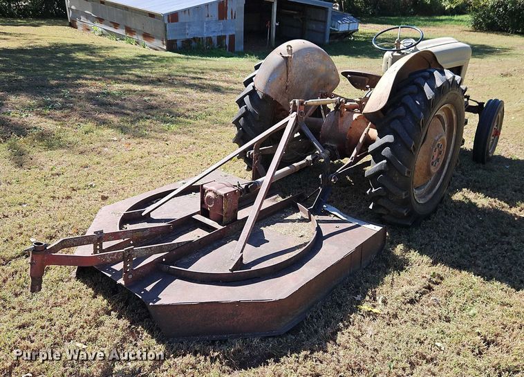 image for item EO4735 Ford 600 Tractor with Brush Mower