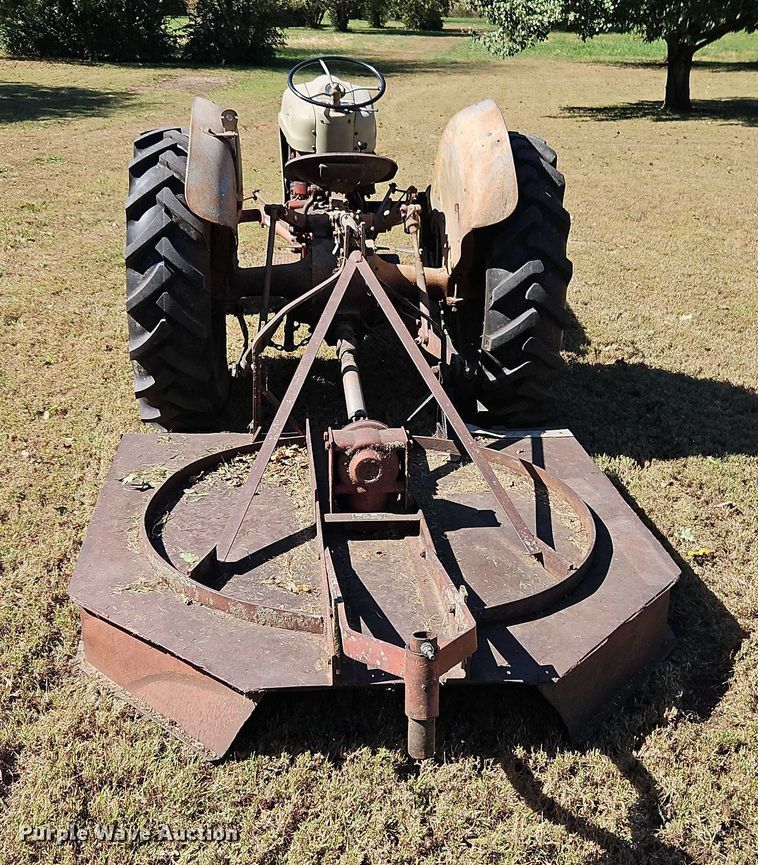 image for item EO4735 Ford 600 Tractor with Brush Mower