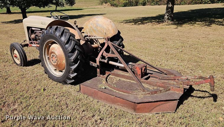 image for item EO4735 Ford 600 Tractor with Brush Mower