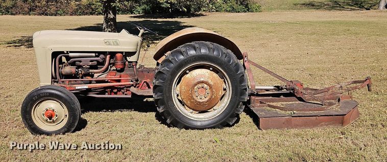 image for item EO4735 Ford 600 Tractor with Brush Mower