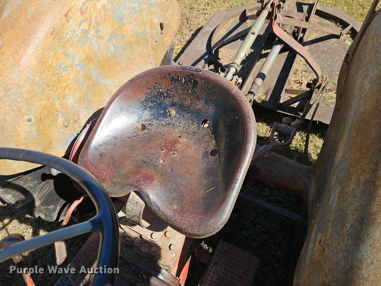 image for item EO4735 Ford 600 Tractor with Brush Mower