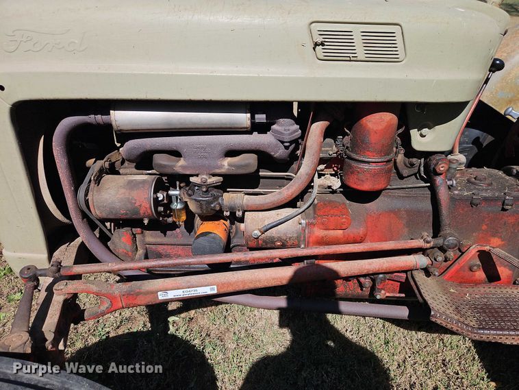 image for item EO4735 Ford 600 Tractor with Brush Mower