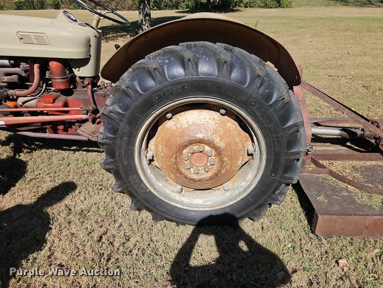 image for item EO4735 Ford 600 Tractor with Brush Mower