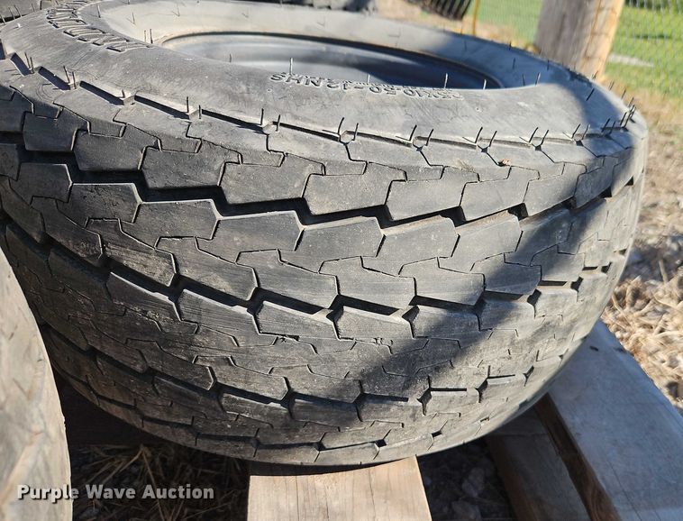 image for item EO4740 (4) Carlisle Industrial Trax 25x10.50-12 tires and wheels