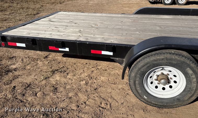 image for item EP0750 2001 Shop built flatbed trailer
