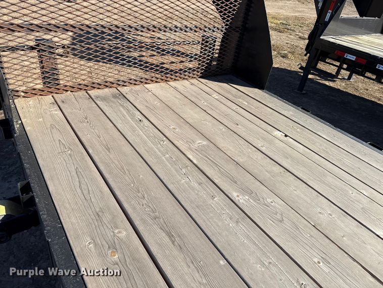 image for item EP0750 2001 Shop built flatbed trailer