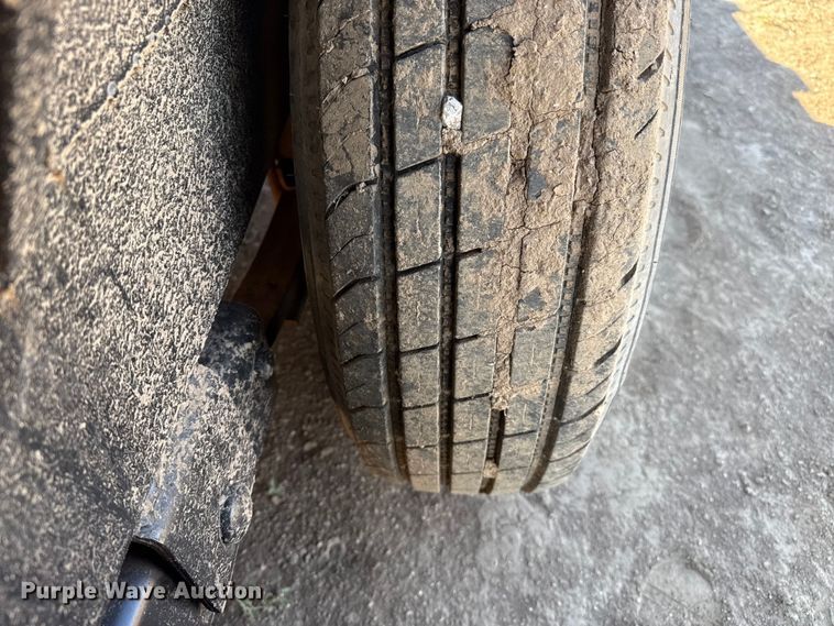 image for item EP0750 2001 Shop built flatbed trailer