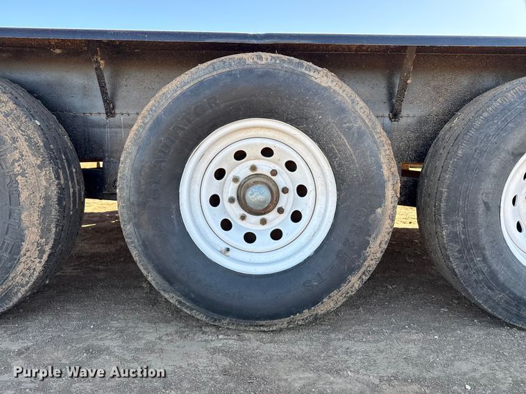 image for item EP0750 2001 Shop built flatbed trailer