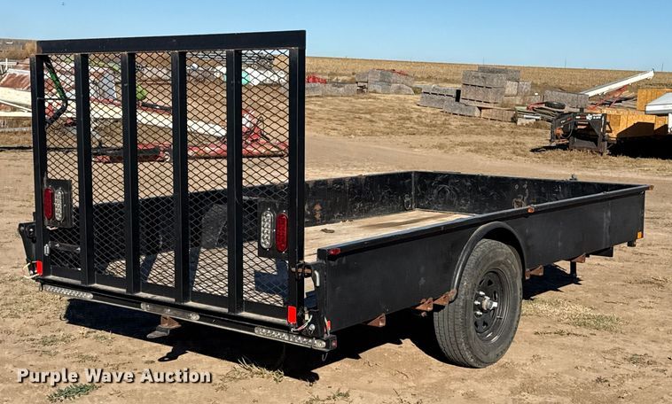 image for item EP0752 2002 Circle Trailers utility trailer