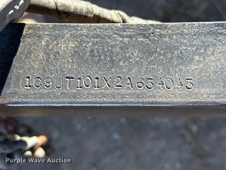 image for item EP0752 2002 Circle Trailers utility trailer