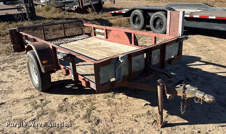 image for item EP0753 Shop built tilt deck utility trailer