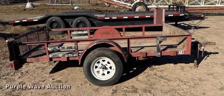 image for item EP0753 Shop built tilt deck utility trailer