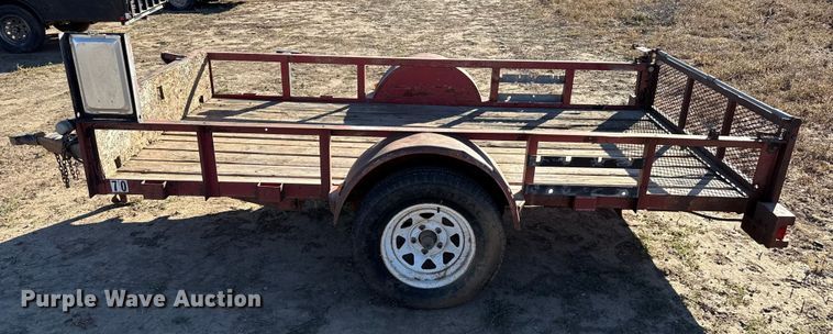 image for item EP0753 Shop built tilt deck utility trailer