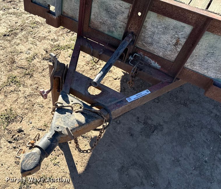 image for item EP0753 Shop built tilt deck utility trailer