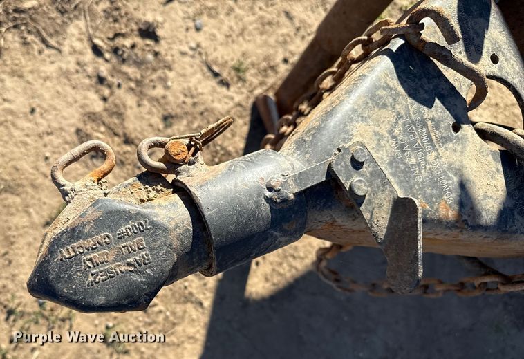 image for item EP0753 Shop built tilt deck utility trailer