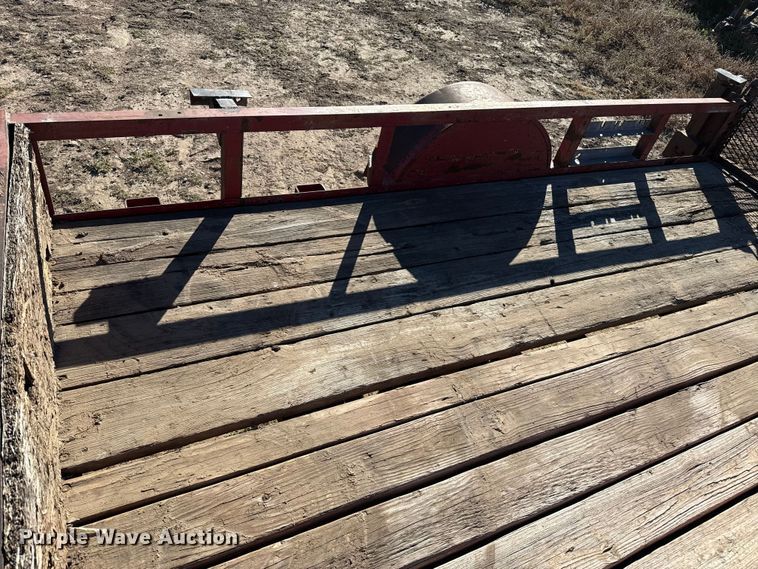 image for item EP0753 Shop built tilt deck utility trailer