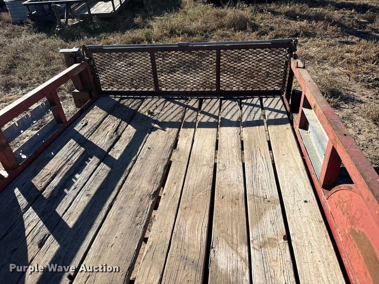 image for item EP0753 Shop built tilt deck utility trailer