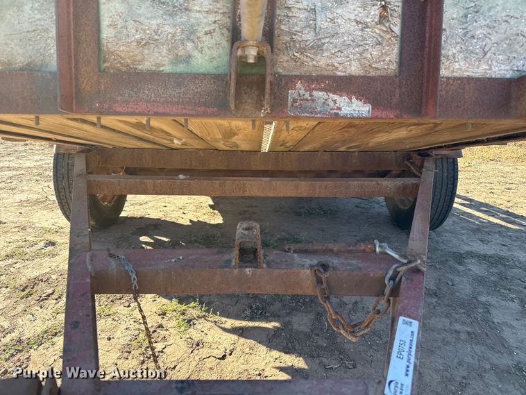 image for item EP0753 Shop built tilt deck utility trailer