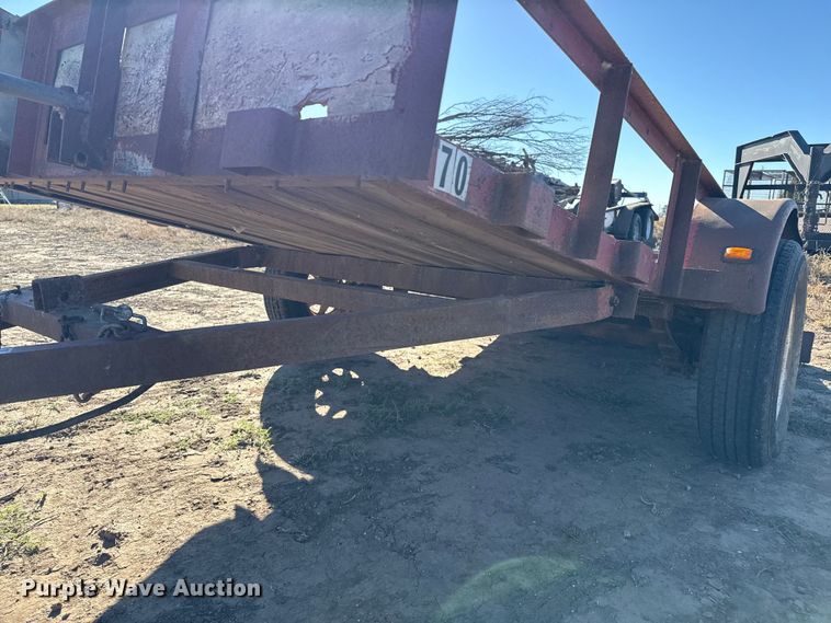 image for item EP0753 Shop built tilt deck utility trailer