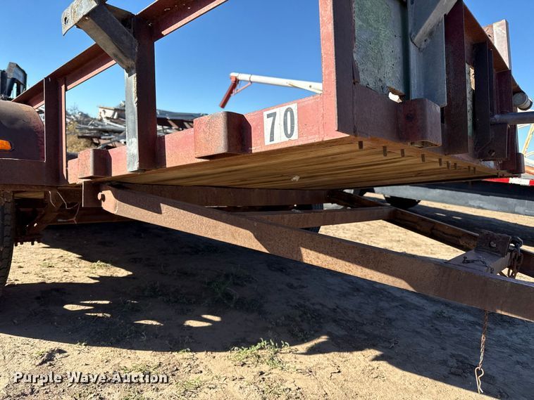 image for item EP0753 Shop built tilt deck utility trailer