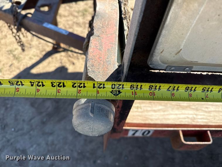 image for item EP0753 Shop built tilt deck utility trailer