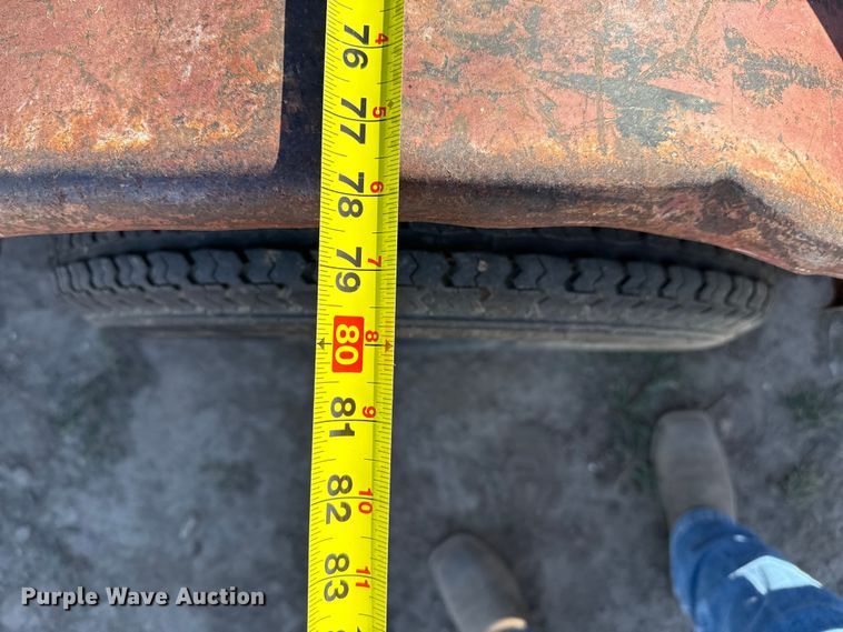 image for item EP0753 Shop built tilt deck utility trailer