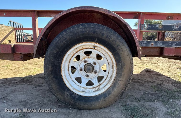 image for item EP0753 Shop built tilt deck utility trailer