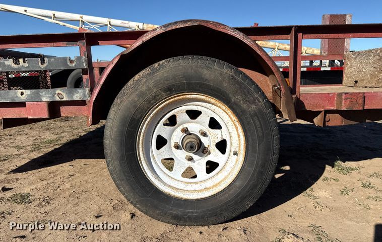 image for item EP0753 Shop built tilt deck utility trailer