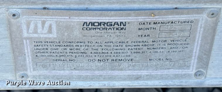 image for item ER0211 1997 Morgan GVSD09718098VP4 box bed