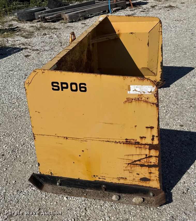 image for item ER0213 Industrias America SP06 skid steer snow pusher