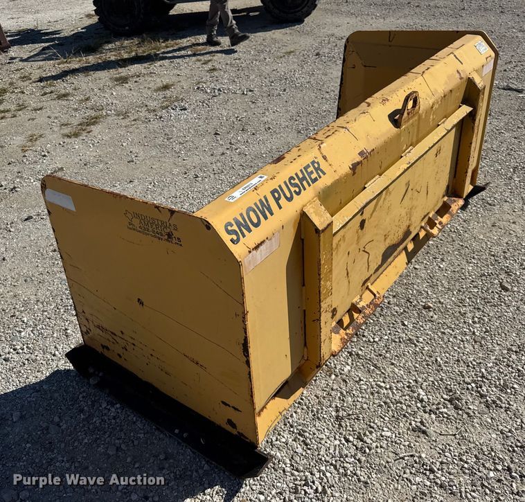 image for item ER0213 Industrias America SP06 skid steer snow pusher